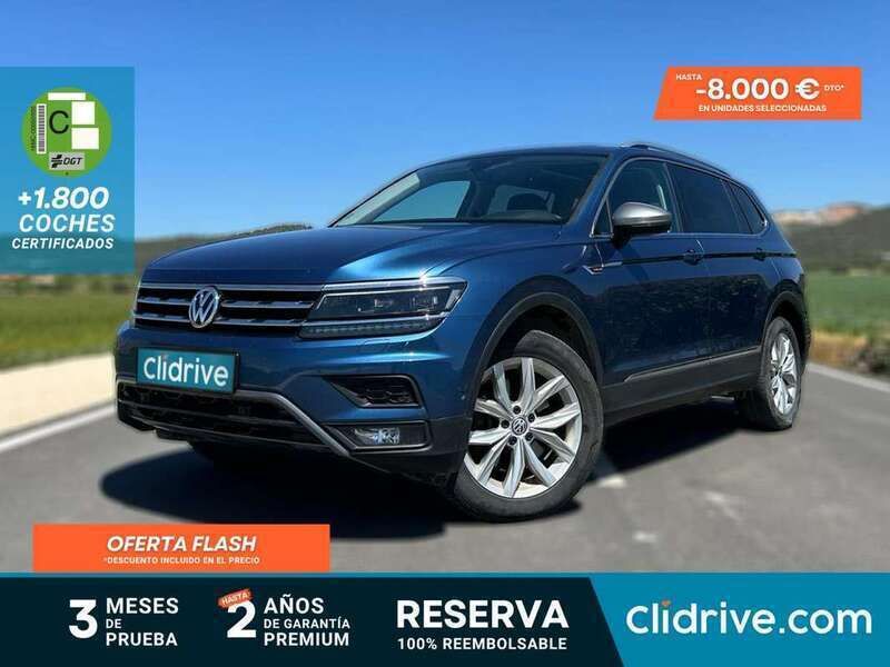 Azul Usado 2018 VW Tiguan Allspace Sportline SUV | 21.590 € - Imagen 1/3