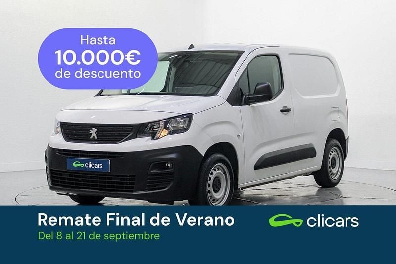 Blanco Usado 2019 Peugeot Partner Premium Monovolumen | 10.990 € (Precio justo) - Imagen 1/4