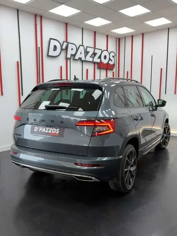 Occasion Skoda Karoq SportLine 150 ch (110 kW) 2021 Gris SUV