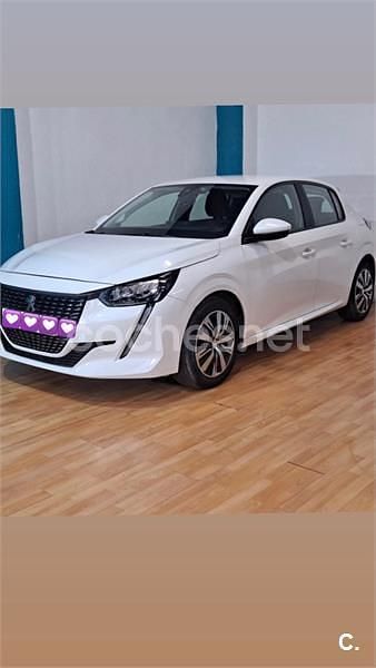 Usado Peugeot 208 Style 100 CV (73 kW) 2021 Blanco Utilitario