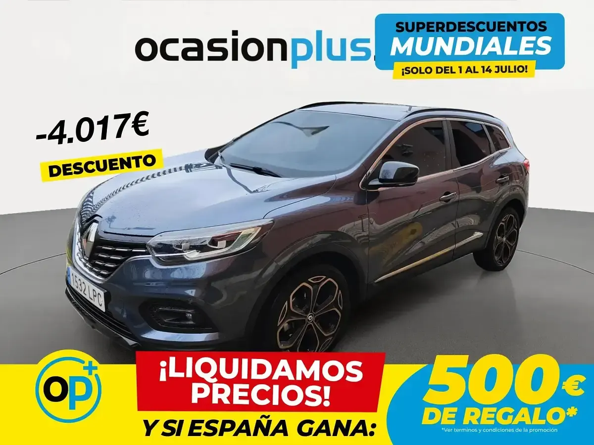 Usado Renault Kadjar Black Edition 160 CV (117 kW) 2021 Gris SUV