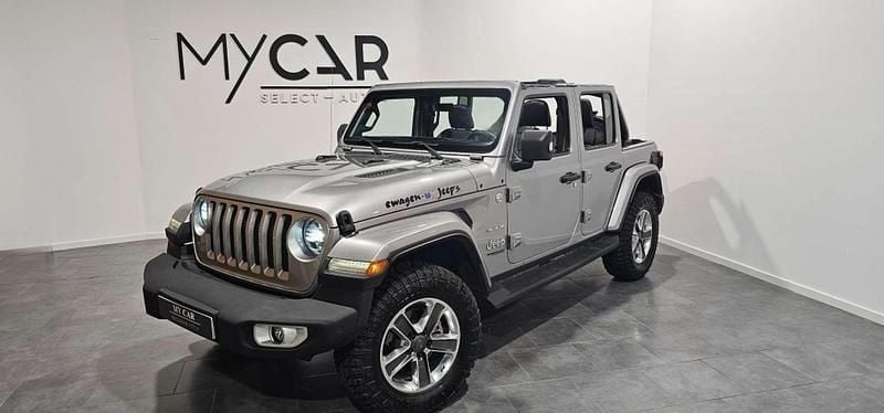 Plateado Usado 2019 Jeep Wrangler Unlimited Sahara SUV | 51.000 € (Precio justo) - Imagen 1/4