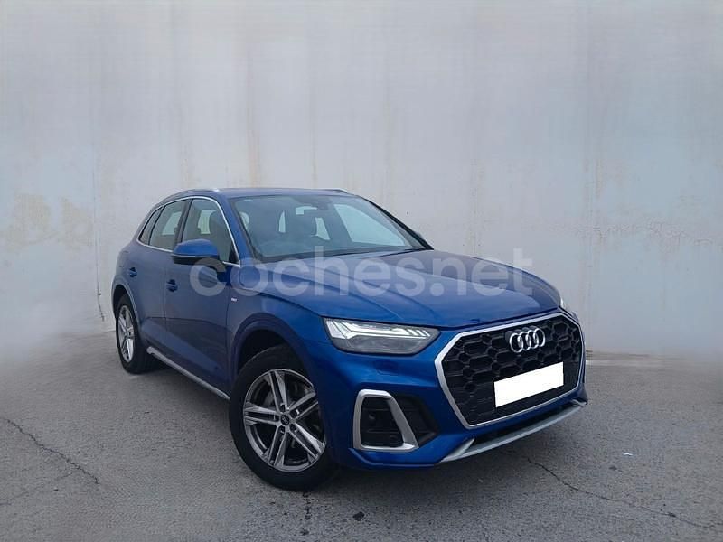 Azul Usado 2021 Audi Q5 S-Line SUV | 33.850 € (Precio justo) - Imagen 1/4