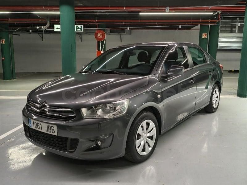 Usado Citroën C-Elysee I PureTech 72 CV (52 kW) 2014 Gris / plata Berlina