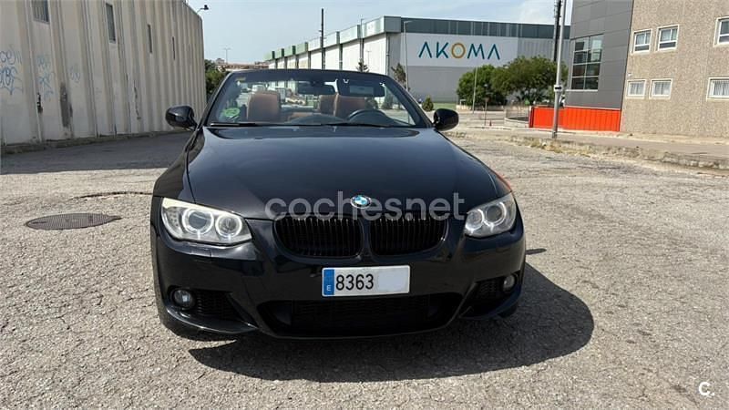 Negro Usado 2012 BMW 335 Cabriolet M Sport Descapotable | 21.999 € (Buen precio) - Imagen 1/4