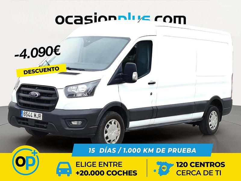Blanco Usado 2023 Ford Transit Trend Berlina | 28.490 € (Un poco caro) - Imagen 1/4