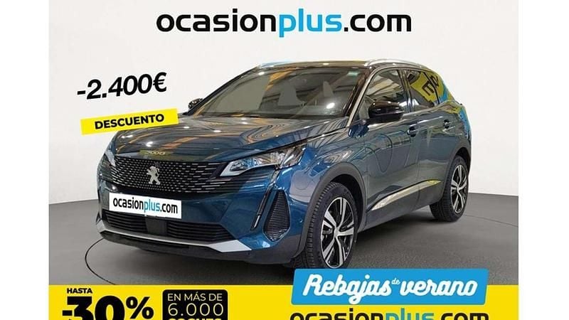 Azul Usado 2024 Peugeot 3008 Sport Monovolumen | 23.467 € (Buen precio) - Imagen 1/4