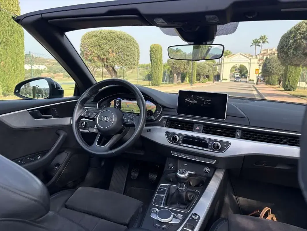 Usado Audi A5 Cabriolet Premium 150 CV (110 kW) 2018 Azul Descapotable