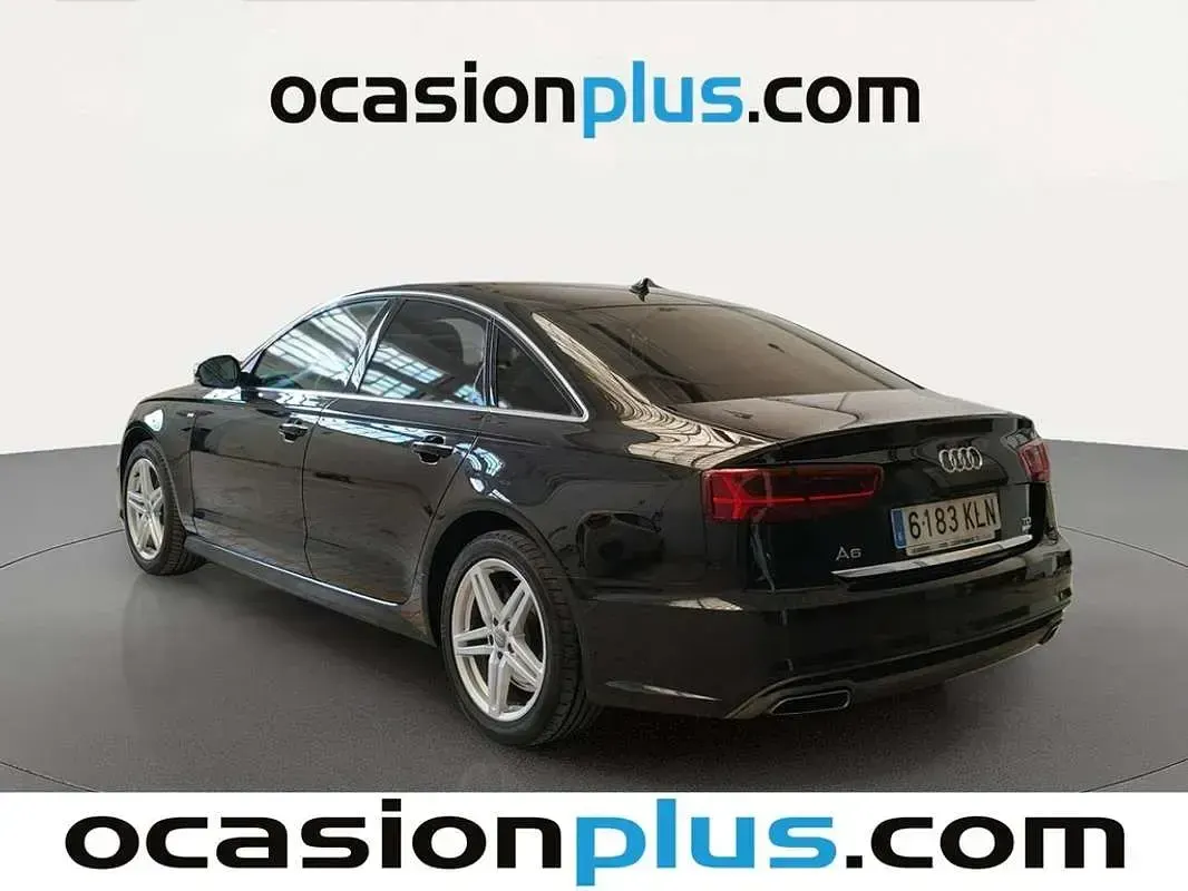 Usado Audi A6 S-Line 190 CV (139 kW) 2018 Negro Berlina