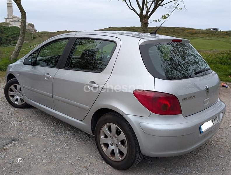 Usado Peugeot 307 90 CV (66 kW) 2004 Gris / plata Berlina