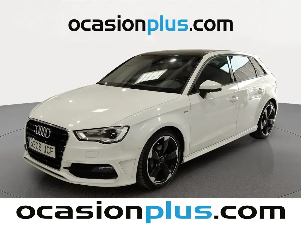 Usado Audi A3 Sportback S-Line 150 CV (110 kW) 2015 Blanco Utilitario