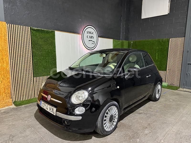 Negro Usado 2014 Fiat 500 Lounge Berlina | 4999 € (Buen precio) - Imagen 1/4