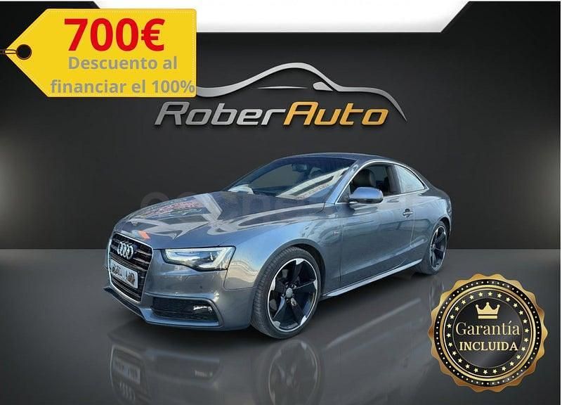 Usado Audi A5 S-Line 190 CV (139 kW) 2015 Gris / plata Coupe