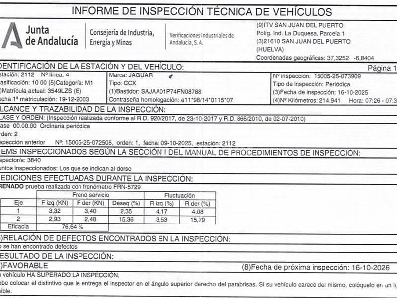 Usado Jaguar S-Type Executive 238 CV (175 kW) 2003 Gris / plata Berlina