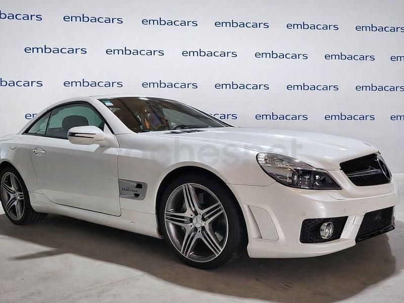 Usado Mercedes SL63 AMG AMG 525 CV (386 kW) 2008 Blanco Descapotable
