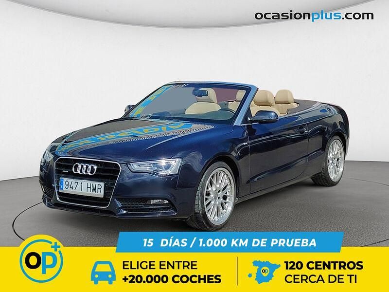 Azul Usado 2012 Audi A5 Cabriolet Descapotable | 18.500 € (Buen precio) - Imagen 1/4