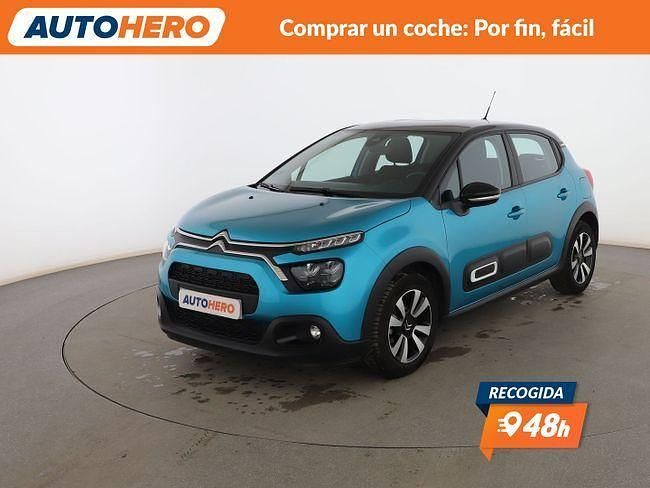 Usado Citroën C3 Feel 102 CV (75 kW) 2021 Azul Utilitario