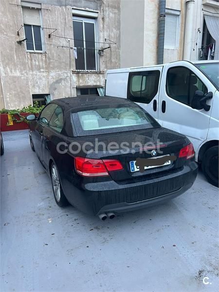 Negro Usado 2007 BMW 325 Cabriolet Descapotable | 14.000 € (Precio justo) - Imagen 1/4
