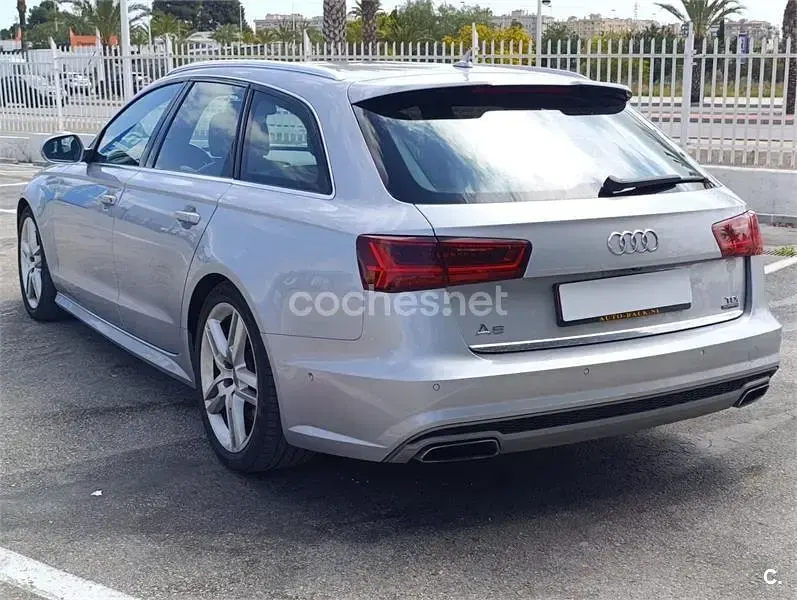 Usado Audi A6 S-Line 272 CV (200 kW) 2015 Gris / plata Familiar