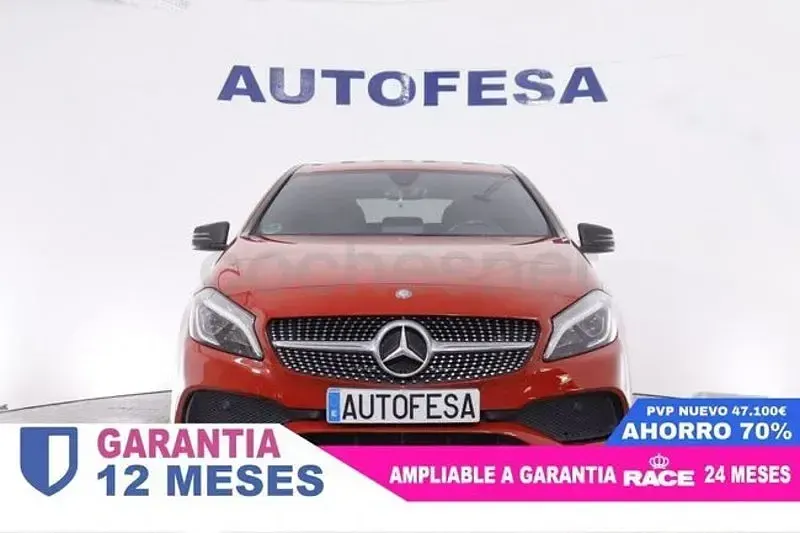 Usado Mercedes A200 AMG line 136 CV (100 kW) 2016 Rojo Berlina