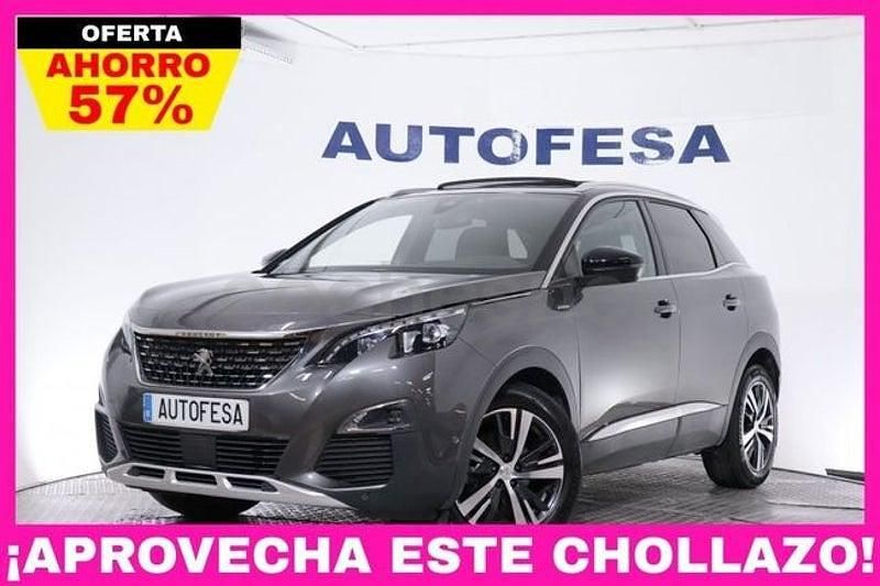 Usado Peugeot 3008 GT-line 130 CV (95 kW) 2018 Gris / plata SUV