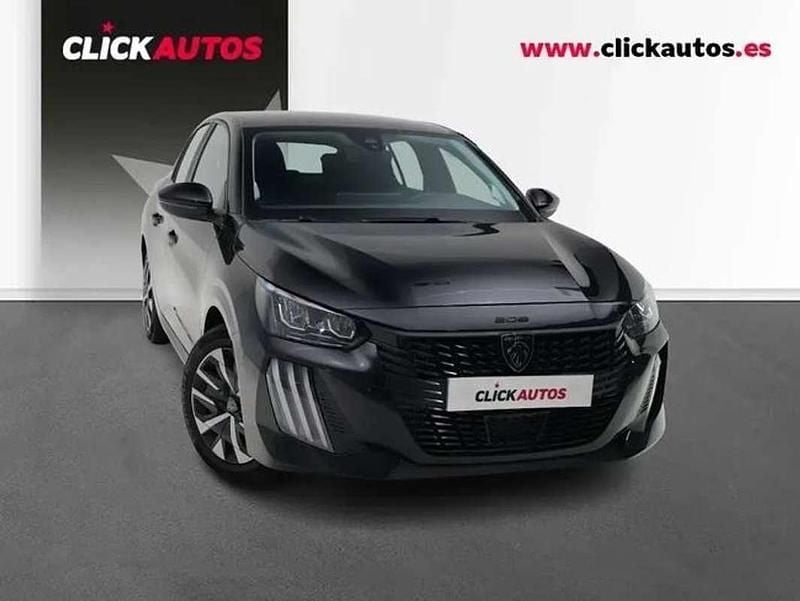 Usado Peugeot 208 Active 101 CV (74 kW) 2024 Negro Utilitario