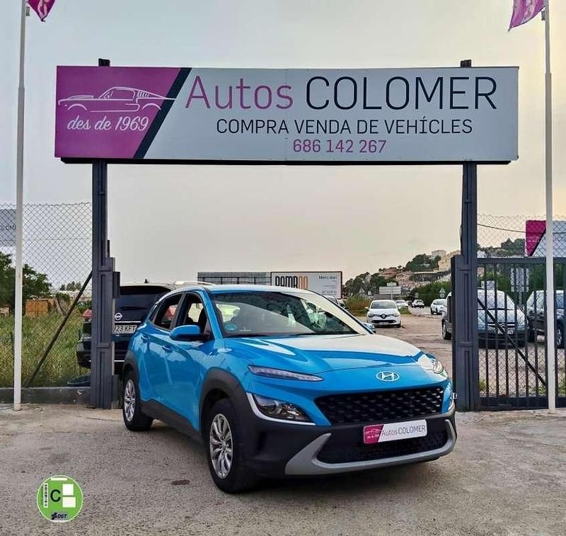 Azul Usado 2021 Hyundai Kona SUV | 17.500 € (Precio justo) - Imagen 1/4