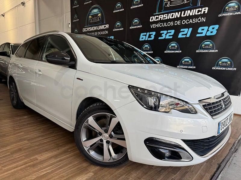 Usado Peugeot 308 SW GT-line 150 CV (110 kW) 2016 Blanco Familiar