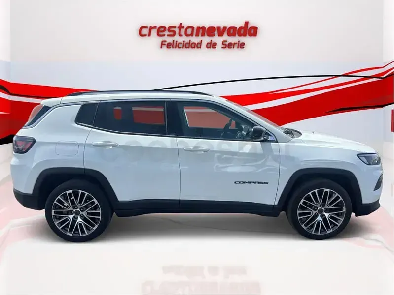 Usado Jeep Compass Limited 130 CV (95 kW) 2021 Blanco SUV