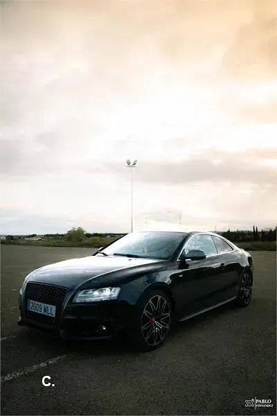 Usado Audi A5 190 CV (139 kW) 2010 Negro Coupe