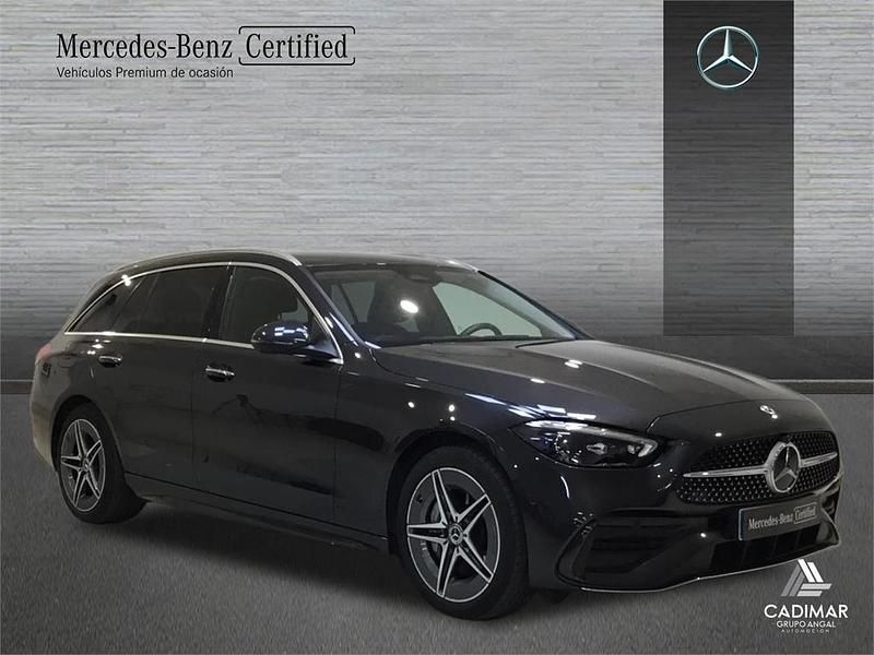 Usado Mercedes C300e AMG line 313 CV (230 kW) 2024 Gris grafito Familiar