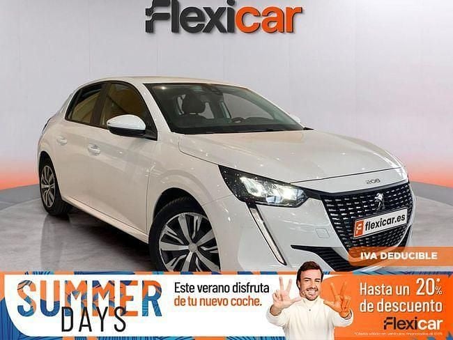 Blanco Usado 2021 Peugeot 208 Active Utilitario | 11.490 € (Precio justo) - Imagen 1/4