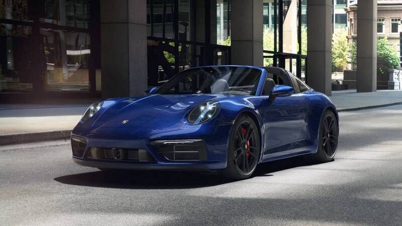 Azul gentián metalizado Usado 2023 Porsche 911 Targa 4 Descapotable | 215.700 € (Caro) - Imagen 1/4