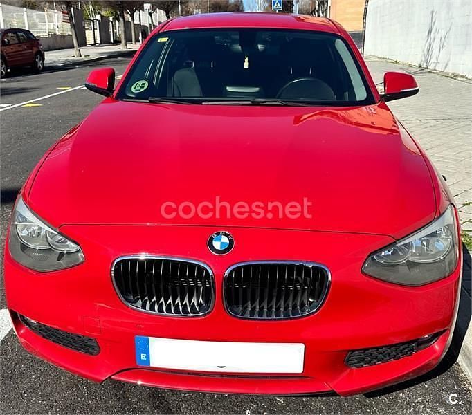 Usado BMW 116 Efficient Dynamics 116 CV (85 kW) 2012 Rojo Utilitario
