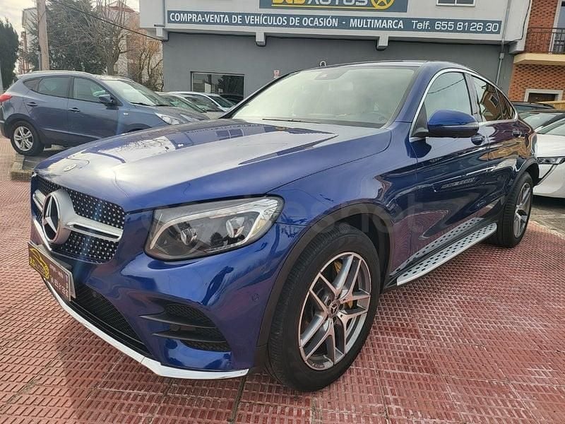 Usado Mercedes GLC350 258 CV (189 kW) 2018 Azul Coupe