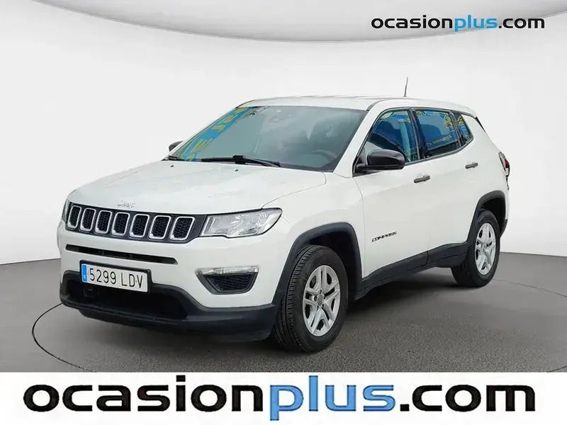 Blanco Usado 2020 Jeep Compass Sport SUV | 16.355 € (Buen precio) - Imagen 1/4
