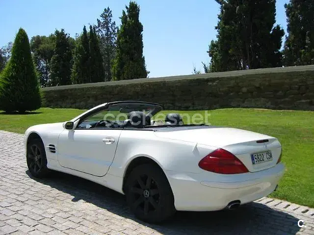 Usado Mercedes SL350 245 CV (180 kW) 2004 Blanco Descapotable