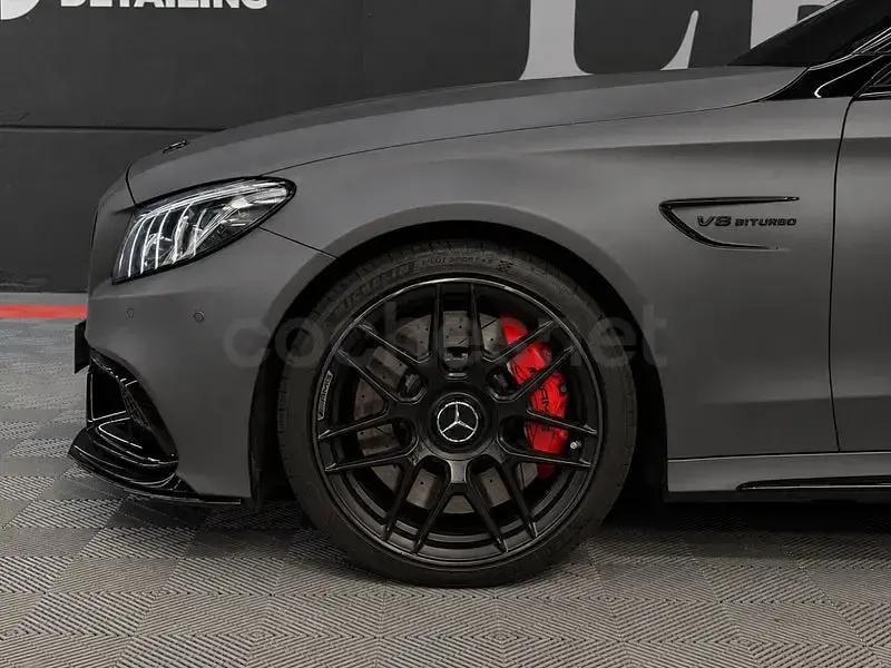 Usado Mercedes C63S AMG 510 CV (375 kW) 2016 Gris / plata Berlina