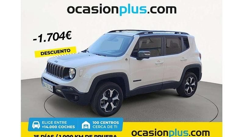 Blanco Usado 2022 Jeep Renegade Trailhawk SUV | 16.728 € (Precio justo) - Imagen 1/4