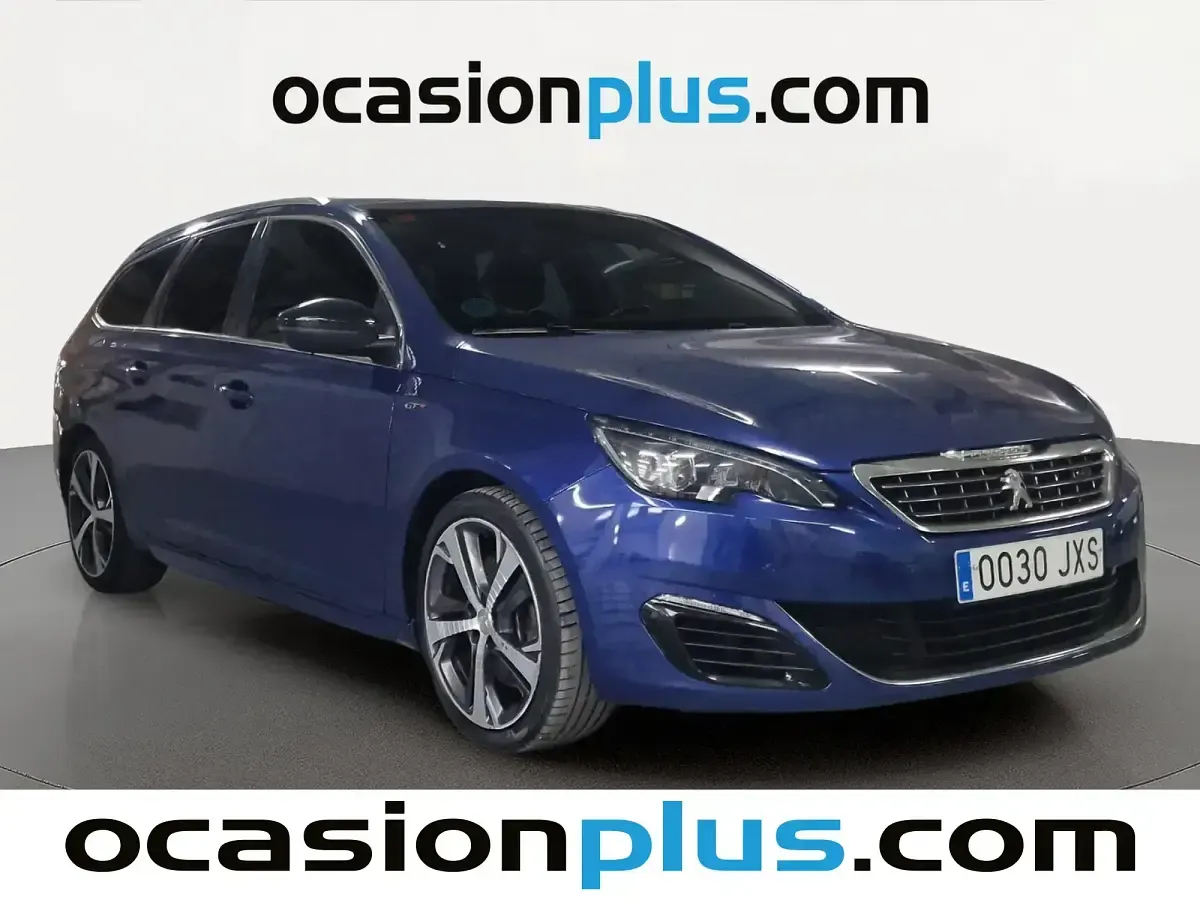 Usado Peugeot 308 GT 180 CV (132 kW) 2017 Azul Familiar
