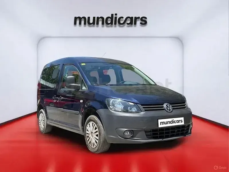 Usado VW Caddy Comfortline 102 CV (75 kW) 2014 Azul Monovolumen