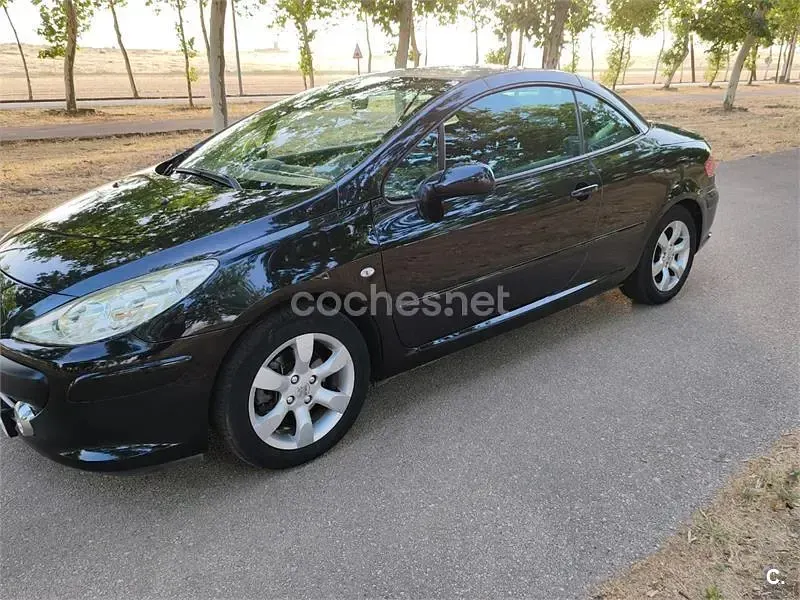 Usado Peugeot 307 CC 110 CV (80 kW) 2007 Negro Descapotable