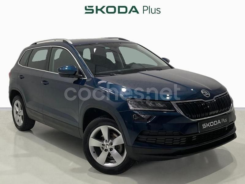 Azul Usado 2021 Skoda Karoq Ambition SUV | 20.900 € (Precio justo) - Imagen 1/4