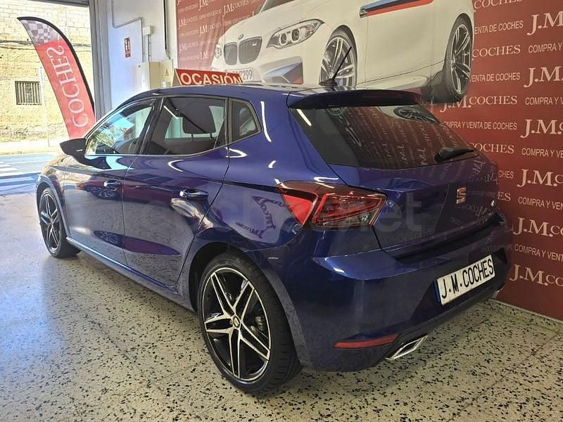 Usado Seat Ibiza FR 110 CV (80 kW) 2021 Azul Utilitario