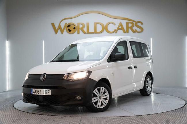 Usado VW Caddy 102 CV (75 kW) 2021 Blanco Monovolumen