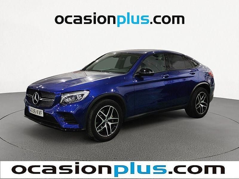 Azul Usado 2019 Mercedes GLC220 AMG Coupe | 38.455 € (Precio justo) - Imagen 1/4