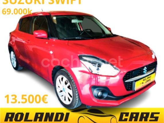 Rojo Usado 2021 Suzuki Swift GLX Berlina | 13.500 € (Precio justo) - Imagen 1/4