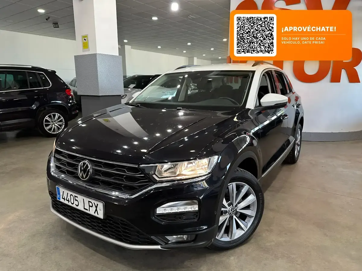 Usado VW T-Roc Advance 150 CV (110 kW) 2021 Negro SUV