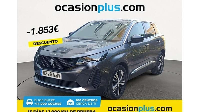 Plateado Usado 2023 Peugeot 3008 Allure Monovolumen | 17.628 € (Buen precio) - Imagen 1/4