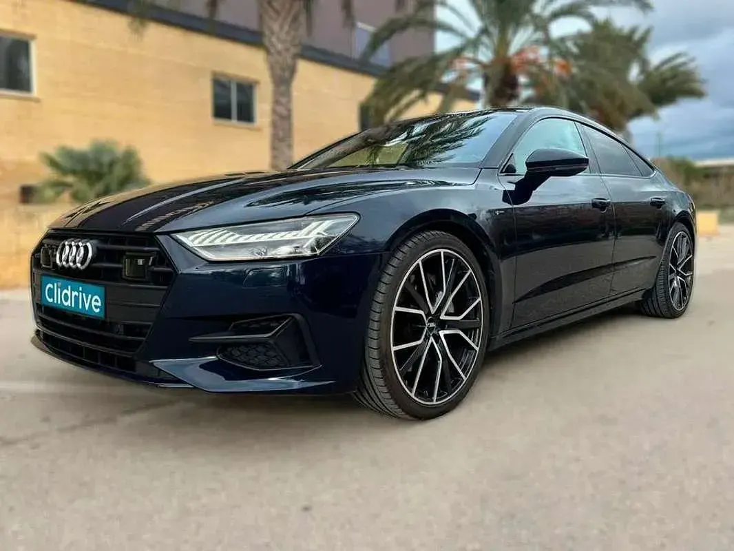 Usado Audi A7 Sportback Premium 245 CV (180 kW) 2018 Azul Utilitario